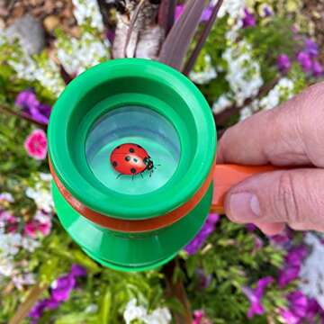 Nature Bound Bug Catcher and Viewer for Outdoor Exploration of Insects - Includes Handy Trigger Design - for Boys and Girls Medium