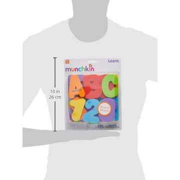 Munchkin® Learn™ Bath Letters and Numbers 36pc Toddler Bath Toy