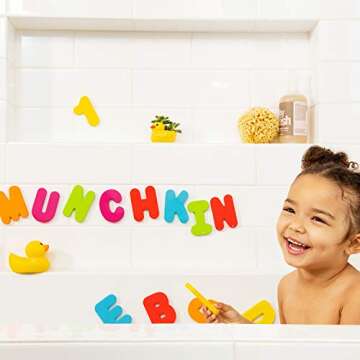 Munchkin® Learn™ Bath Letters and Numbers 36pc Toddler Bath Toy