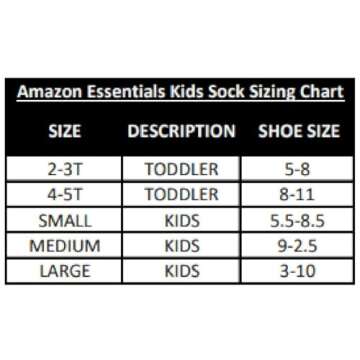 Amazon Essentials Unisex Kids' Cotton Low Cut Sock, 14 Pairs, Black, Small