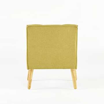 Christopher Knight Home Felicity Mid-Century Fabric Arm Chair, Wasabi