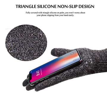 TRENDOUX Knit Winter Touchscreen Gloves for All