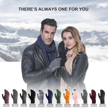 TRENDOUX Knit Winter Touchscreen Gloves for All