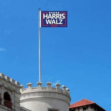 Harris Walz 2024 Election Flag - 3x5 Ft Outdoor Banner