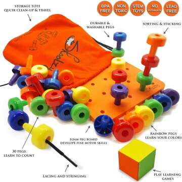 Montessori Peg Toy Set