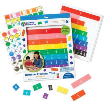 Learning Resources LER0615 Rainbow Fraction