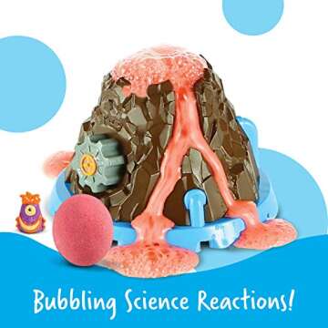 Learning Resources Beaker Creatures Bubbling Volcano Reactor - Ages 5+ Science Kits for Kids, STEM Toys for Kids, Fun Science Experiments for Kids