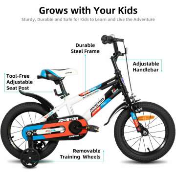 Kids Bike for Ages 3-10 with Training Wheels