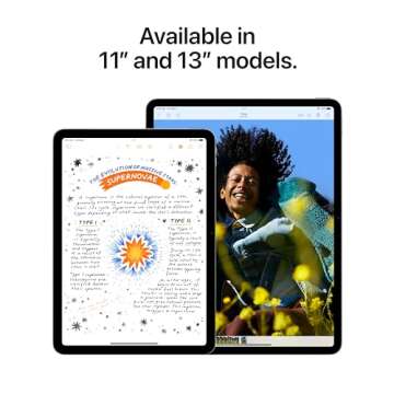 Apple iPad Air 11-inch (M2): Built for Apple Intelligence, Liquid Retina Display, 128GB, 12MP Front/Back Camera, Wi-Fi 6E, Touch ID, All-Day Battery Life — Purple