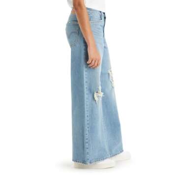 Levi's Women's 94 Baggy Wide Leg Jean - Trendy & Comfortable, Sizes & Plus Available