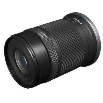 Canon RF-S 55-210mm f/5-7.1 is STM Lens (Canon RF),UV Filter,Lens Pouch,Hood and More (9pc) (Renewed)