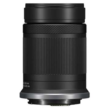 Canon RF-S 55-210mm f/5-7.1 is STM Lens (Canon RF),UV Filter,Lens Pouch,Hood and More (9pc) (Renewed)