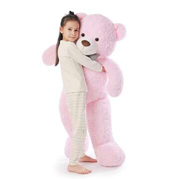 Giant Pink Teddy Bear 4Ft Plush Toy for All Occasions