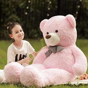 Giant Pink Teddy Bear 4Ft Plush Toy for All Occasions