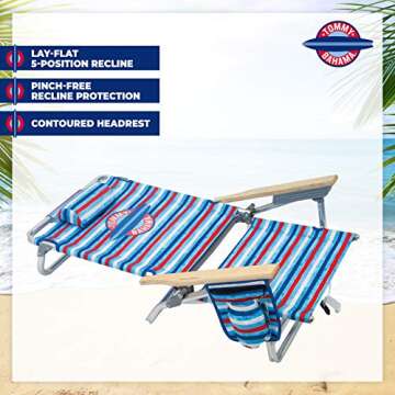 Tommy Bahama 5-Position Folding Beach Chair