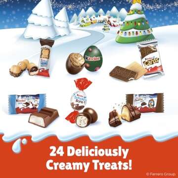 Kinder Holiday 2024 Advent Calendar - Chocolatey Treats for Festive Fun