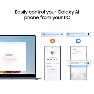 SAMSUNG 15” Galaxy AI Book4 Edge PC Laptop Computer, Snapdragon X Plus Processor, Live Captions, FHD LED Anti-Glare Display, Long-Lasting Battery, 2024 Version, NP750XQA-KB2US