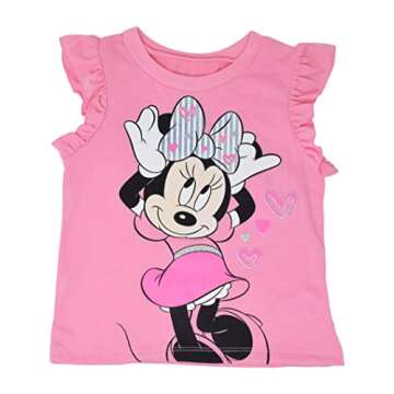 Minnie Mouse Toddler Outfit Set in Pink & Blue 5T