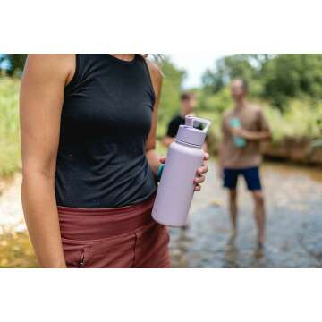 Hydration Made Simple Modern Water Bottle with Straw