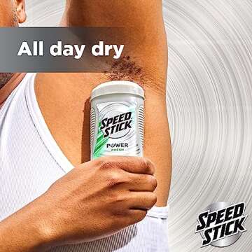 Speed Stick Men's Deodorant, Fresh, 3 Ounce, 4 Pack