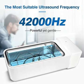 2023 Ultrasonic Jewelry Cleaner 42kHz 20Oz