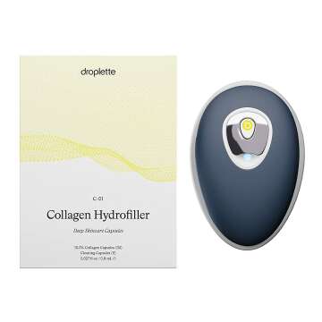 Droplette Collagen Hydrofiller Starter Set - Facial Serum Micro-Infuser System (Infinity Gray)