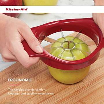 KitchenAid Fruit Slicer in Bold Red - Easy Fruit Prep