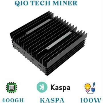 New IceRiver KS0 ultra 400Gh 100w Kas Miner Kaspa Mining Crypto Asic Miner Machine include PSU Power Supply and Power Cords