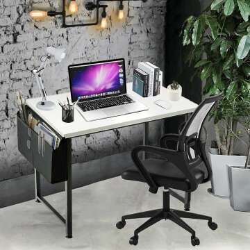 Modern Small Computer Desk for Kids and Teens