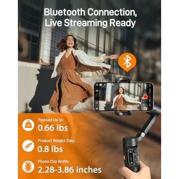 Hohem iSteady X3 SE Phone Stabilizer for Smooth Vlogging