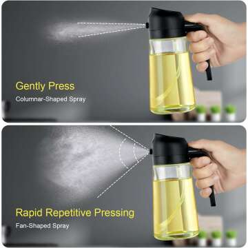 Oil Sprayer - 2 in 1 Dispenser for Olive Oil