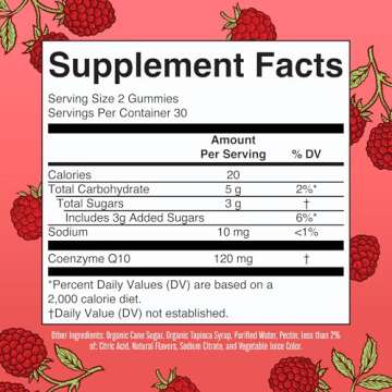 MaryRuth Organics CoQ10 | 1 Month Supply | CoQ10 Gummies | CoQ10 Supplements for Adults| Gummy Supplements for Heart Health & Cellular Energy | Vegan | Non-GMO | Gluten Free | 60 Count