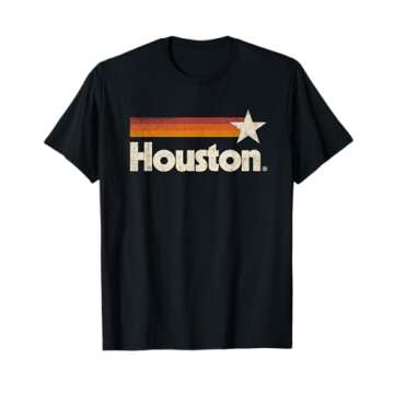 Houston Texas Houston Strong Stripes Tee T-Shirt