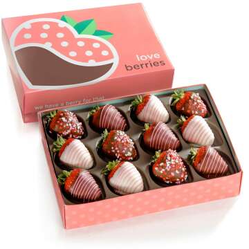 Chocolate Covered Strawberries - 12 Count Love Berries