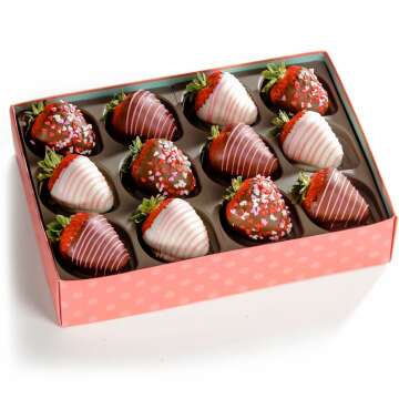 Chocolate Covered Strawberries - 12 Count Love Berries