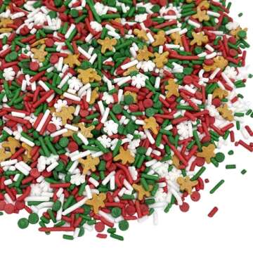 Christmas sprinkles | Sprinkles | Christmas jimmies | Cookie sprinkles