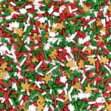 Christmas sprinkles | Sprinkles | Christmas jimmies | Cookie sprinkles