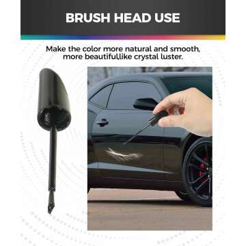 Touch Up Paint Pen,Touch Up Paint for Cars,Car Accessories Car Touch Up Paint, Automotive Paint Pen Scratch Repair,Car Remover Scratch Paint Pen,Car Paint Pen for Erase Car Scratches (Black)