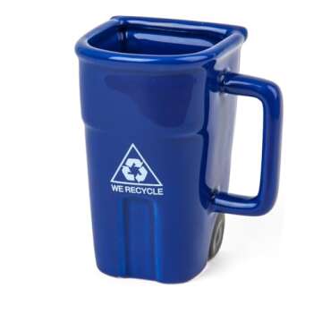 Funny Recycle Bin Coffee Mug for Office Gags 12oz