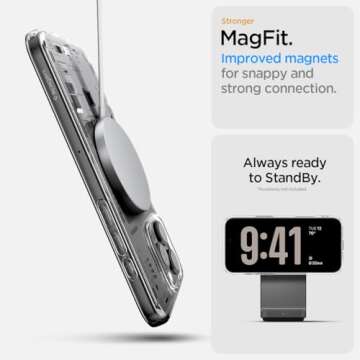 Spigen Ultra Hybrid MagFit Designed for iPhone 16 Pro Max Case [Anti-Yellowing] [Military-Grade Protection] Compatible with MagSafe - Neo One