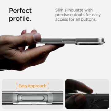 Spigen Ultra Hybrid MagFit Designed for iPhone 16 Pro Max Case [Anti-Yellowing] [Military-Grade Protection] Compatible with MagSafe - Neo One