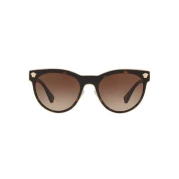 Versace Women's Havana Frame Sunglasses - 54MM Style