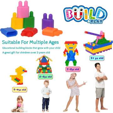 Kids Building Blocks 600pcs Educational STEM Set