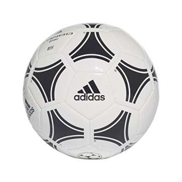 adidas Unisex-Adult Tango Glider Soccer Ball, White/Black, 5