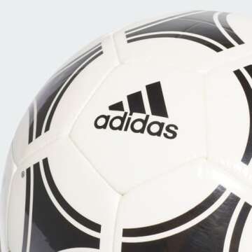 adidas Unisex-Adult Tango Glider Soccer Ball, White/Black, 5