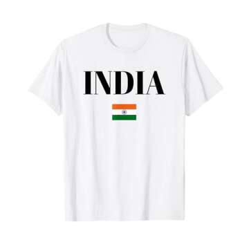 INDIA Flag | Men Women Kids | Flag INDIA T-Shirt