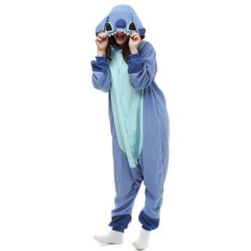 Unisex Animal Onesies for Halloween Cosplay Fun