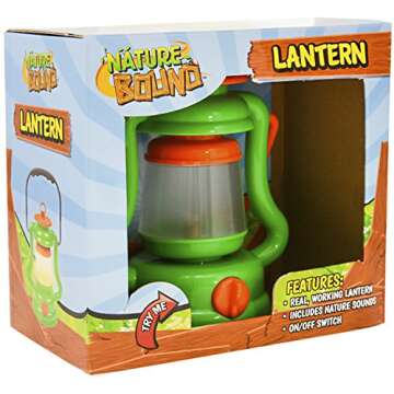 Nature Bound Light & Sound Lantern Kit with Nature Sound Effects, Green, One Size