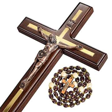 Handmade Wooden Catholic Crucifix