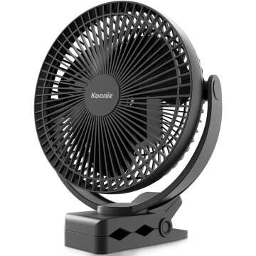 Clip-On Fan for Travel & Work